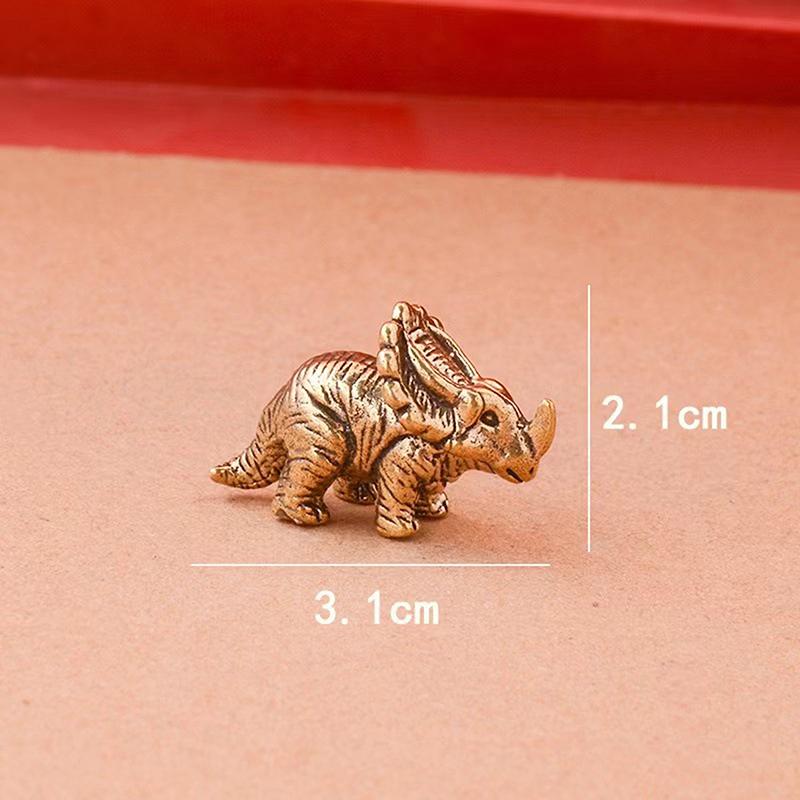 11 Kinds, Brass Dinosaur Model Decoration Jurassic Tyrannosaurus Triceratops Ankylosaurus Modeling Metal Crafts Decoration