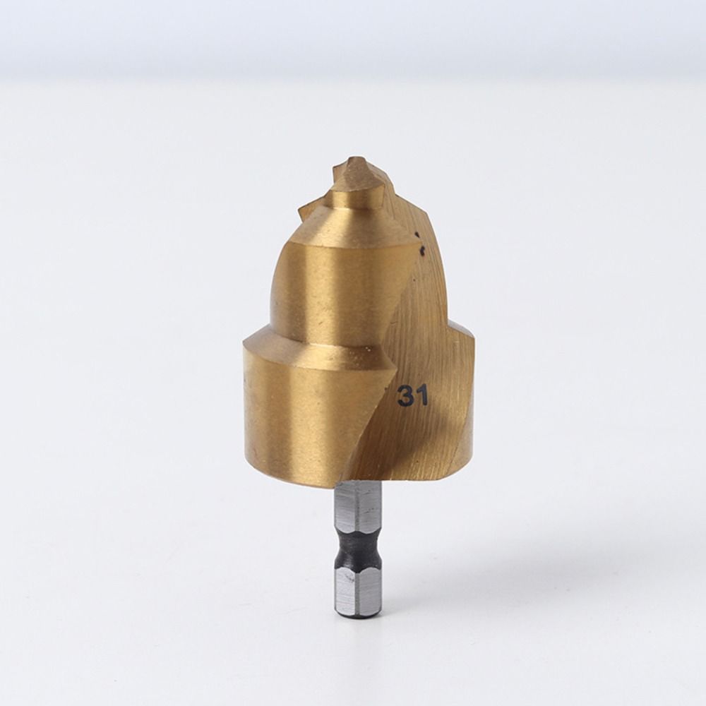Water Pipe Connection Tool PPR Lifting Drill Bit Hexagon Shank Step Drill Hole Opener