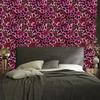 Pink Glitter Leather Wallpaper Burgundy, Purple and Pink 50x1000