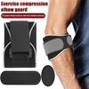 Tennis Elbow Pad with Compression Pad Fastener Tape Adjustable Strap Breathable Sweat-Absorbing Sports Fitness Elbow Guard