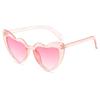 Cute Heart-Shaped Sunglasses For Men And Women Uv Protection Outdoor Beach Street Shooting Sun Protection Glasses Eye Protection