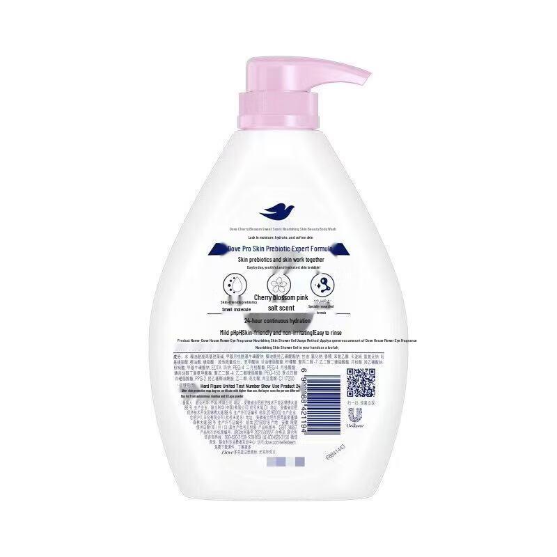 Dove Cherry Blossom Foaming Shower Gel 400g