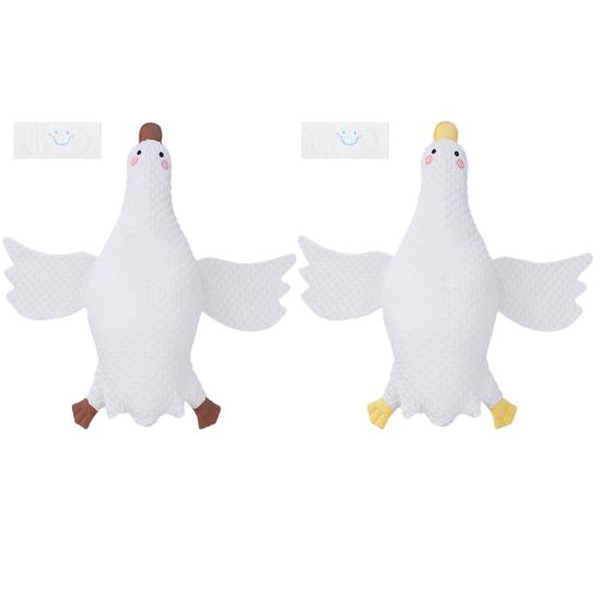 Подушка для младенцев с ремешком безопасности, в форме гуся, для сна, помощник во сне, предотвращает рвоту молоком, поддержка для рук, успокаивающие игрушки для сна, выемка для шеи