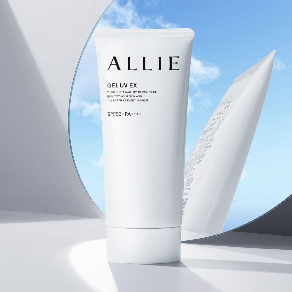 Allie Солнцезащитный крем Beauty Gel 90 г + Праймер 5 г SPF50+PA++++ Водостойкий