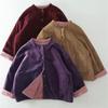 Winter Retro Corduroy Jacket Reversible Warm Women Loose Cotton Casual Patchwork Coats