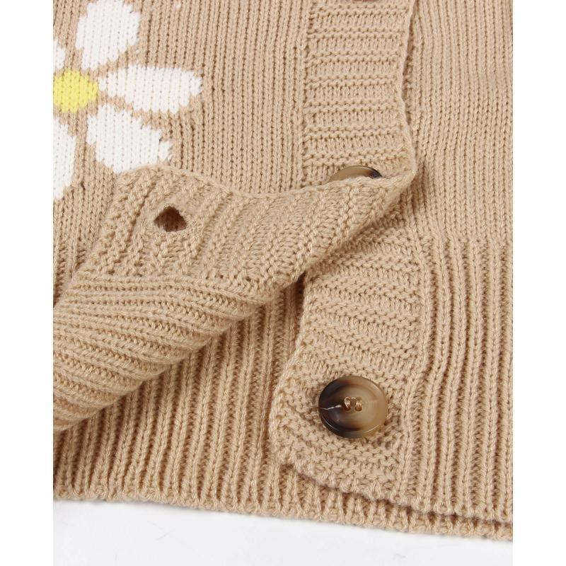 Women's Autumn and Winter Loose Knit Casual Cardigan Button Sweater