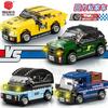 Xiangjun 7975 Building Blocks Set Police Car 8-in-1 City Private Car Toy for Kids with Pull Back Feature Mini Figures Gift
