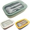 1 комплект чехла Bento, легко чистящиеся хозяйственные принадлежности, пластиковые предметы для студентов, 2 сетки, коробка для переноски обеда со столовыми приборами, полезная сохраняющая свежесть
