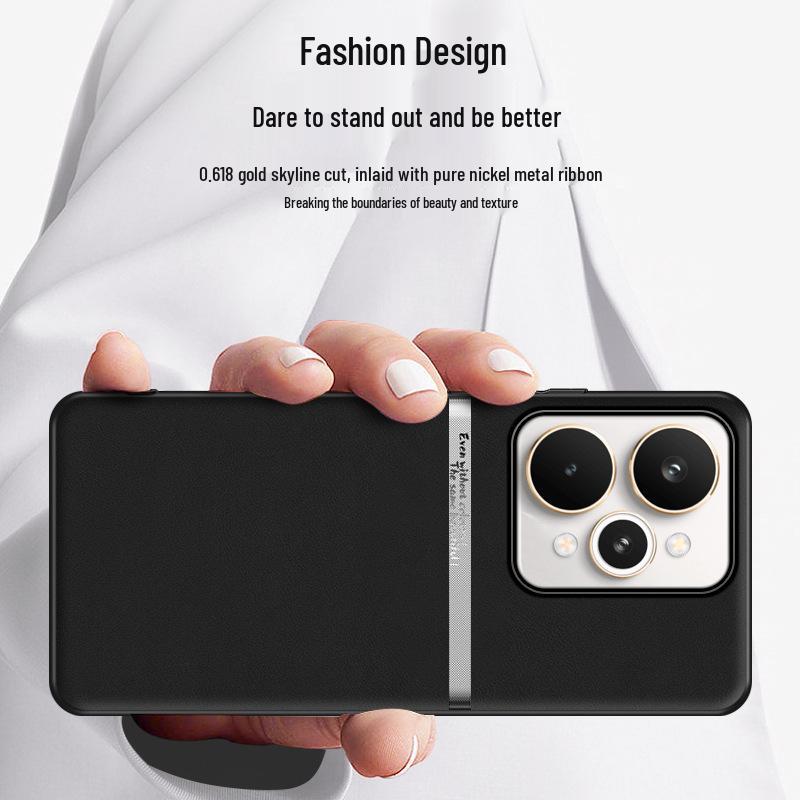 Чехол для телефона Realme 15 Pro H из жидкой кожи - Прочный, Минималистичный, Высококлассный бизнес-дизайн