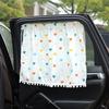 Suction Cup Curtain In The Car Window Sunshade Cover Cartoon Universal Side Window Sunshade UV Protection For Kid Baby Children