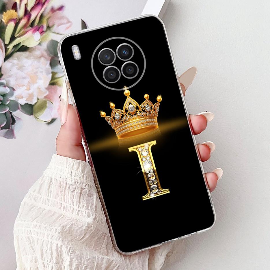 Чехол для Huawei Nova 8i Honor 50 Lite Новый Чехол с Буквами Короны Прозрачный Силиконовый Мягкий Тонкий Чехол для Телефона Для Honor 50 Lite Nova8i