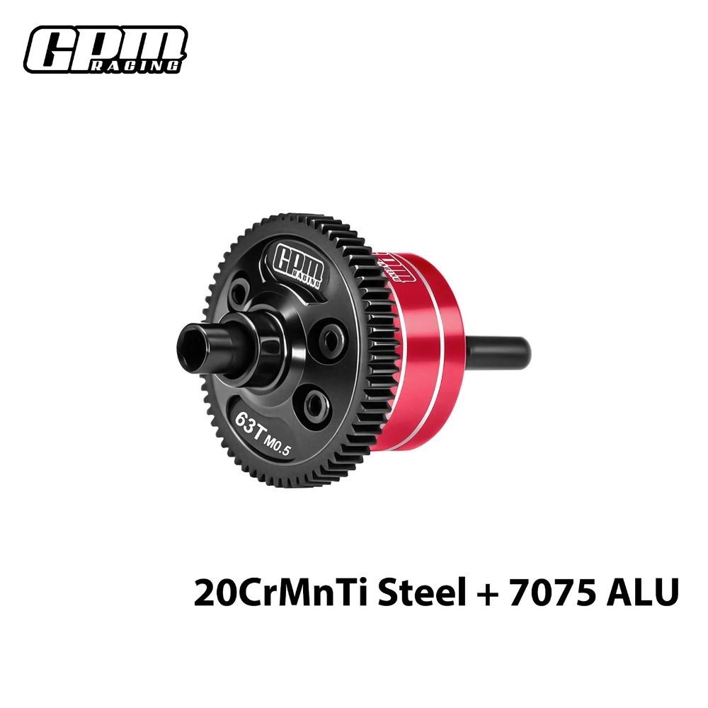 GPM Steel +7075 Alloy Front/Center/Rear Differential 12/30T 0.8M 63T / 0.5MFor ARRMA 1/16 Mini Kraton ARA-3294+ARA-2672 ARA-2985