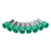 100Pcs Insulated Round Tube Terminal Crimp End Connector for AWG 6 Electrical Wire E16‑12