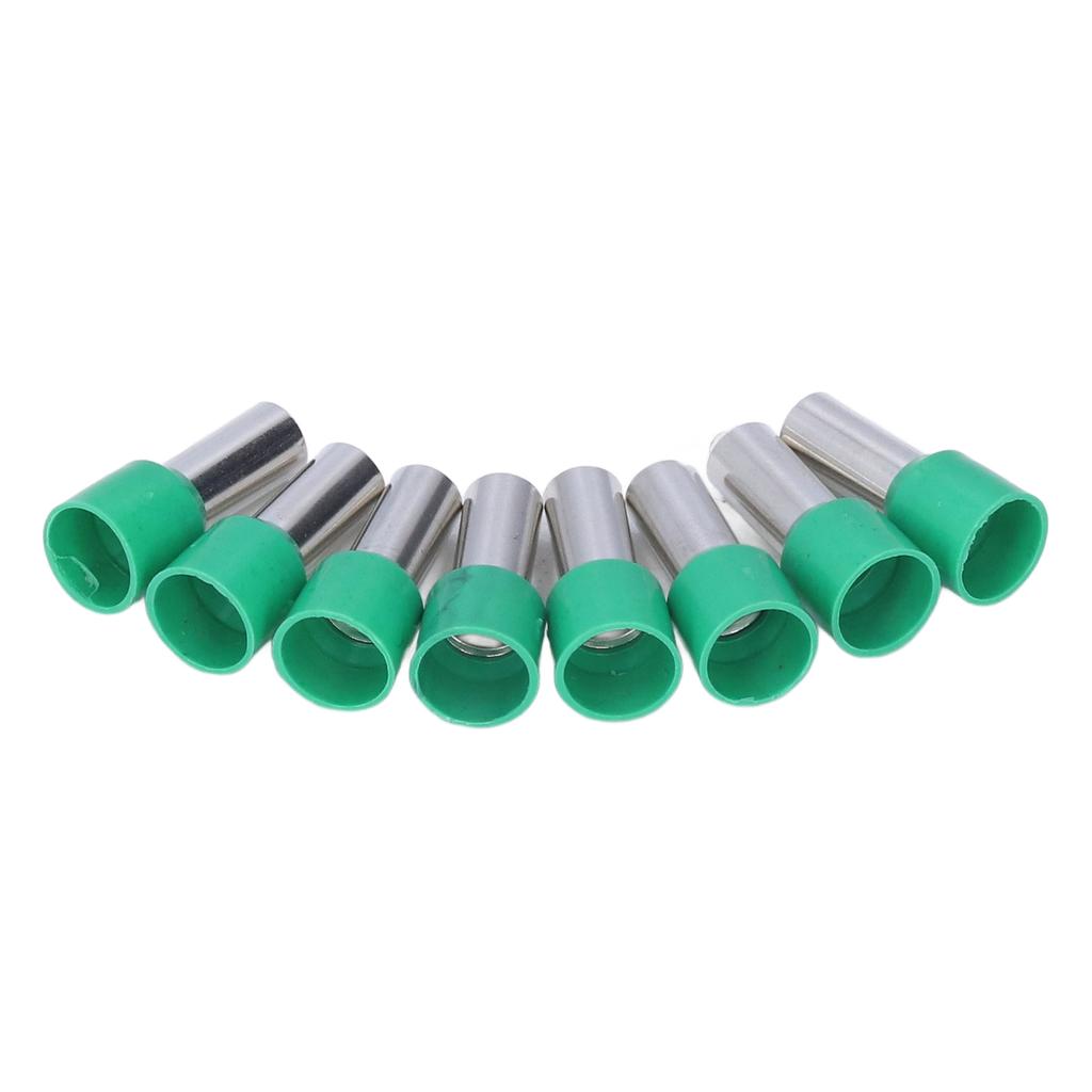 100Pcs Insulated Round Tube Terminal Crimp End Connector for AWG 6 Electrical Wire E16‑12