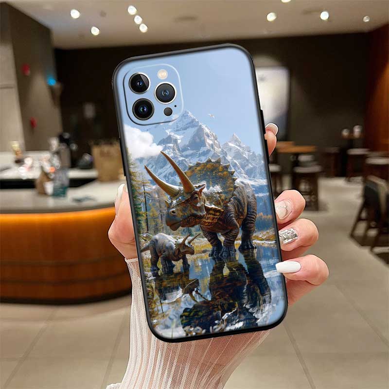 NH18 Dinosaur Phone Case for OPPO A40 A60 A80 A15 A16 A16K A12 A17 A17K A54 A54S A53 A53S A55 A56 A57 A98 F23