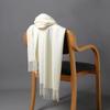 Korean Style Long Wool Scarf Thickened Winter Neckerchief Elegant Imitation Cashmere Scarf  Student