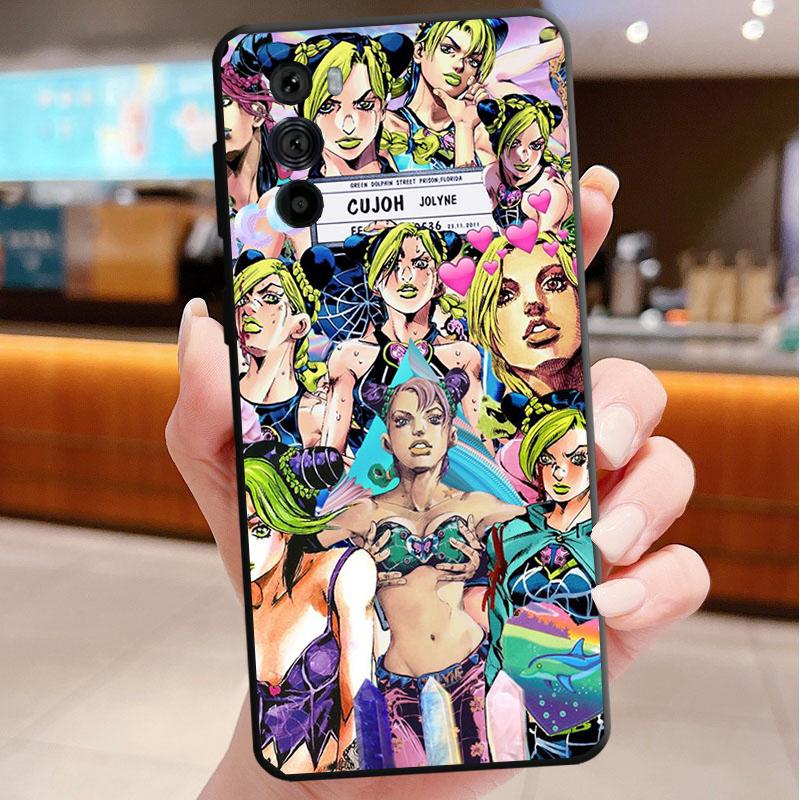 Чехол для телефона Motorola Edge 50 40 Pro 60 50 40 30 Ultra Neo Fusion Moto G85 G72 G53 G54 G84 G13 G32 JoJo's Bizarre Adventure