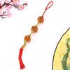 Festive Bonsai Green Plant Hanging Ornaments: Auspicious Fu Character & Lantern Decoration for Chinese New Year Housewarming