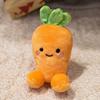Carrots Cartoon Plush Fruit Vegetable Toy For Kids Play And Collectible Gift