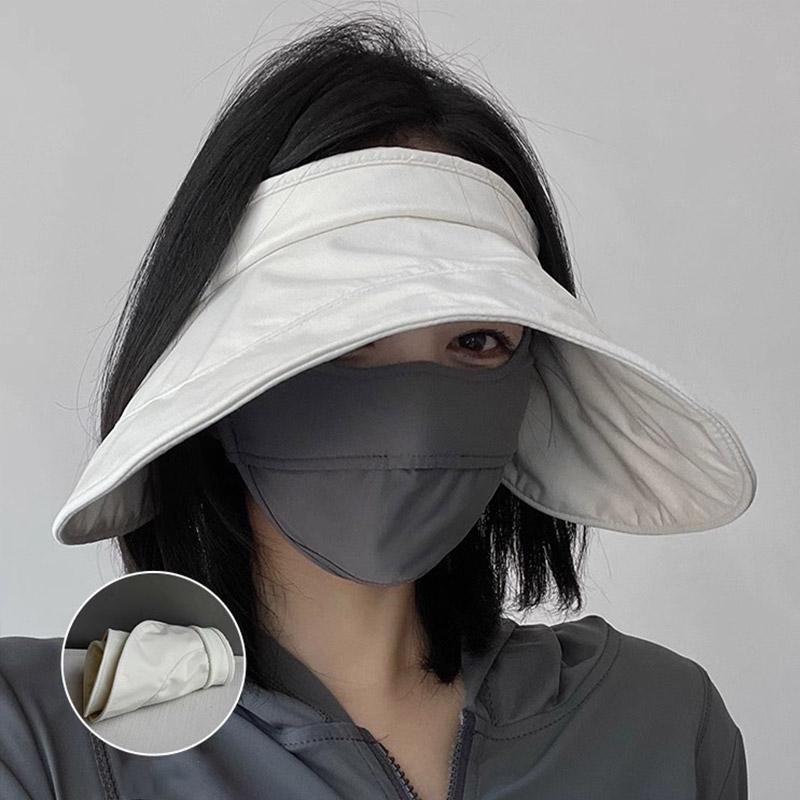 Женская летняя шляпа с широкими полями, с открытым верхом, козырек, для улицы, защита от УФ-лучей, регулируемая, женская, солнцезащитная