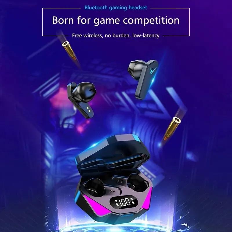 Игровые наушники, беспроводные Bluetooth-наушники с микрофоном, басовый аудиозвук, 9D стерео музыка, HiFi-гарнитура для геймеров, все телефоны
