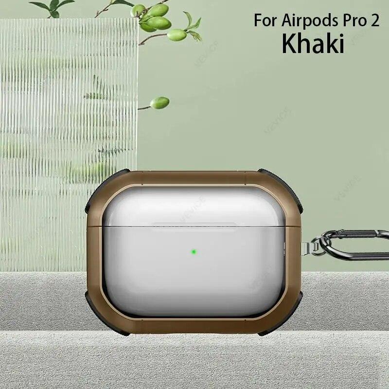 Прозрачный чехол для Airpods Pro 2 поколения для Airpods 3 Pro 2 USB-C 2023 Air Pods Pro, чехол из ТПУ для ПК, чехол для наушников