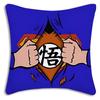 Anime Dragon Balls Z Goku Kawaii Pillow Covers Cartoon Sofa Decorative Home Double-sided Printing Short Plush Cute Cushion Cover