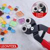 LEONTOOL Glass Tile Nippers, Mosaic Cutter, Roller-Type Mosaic Pliers with Carbide Wheel Blades, Glass Cutter, Glass Nippers, Tile Nippers, Tile Plier