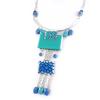 [H3587] - Turquoise 'Anamaya' Designer Necklace