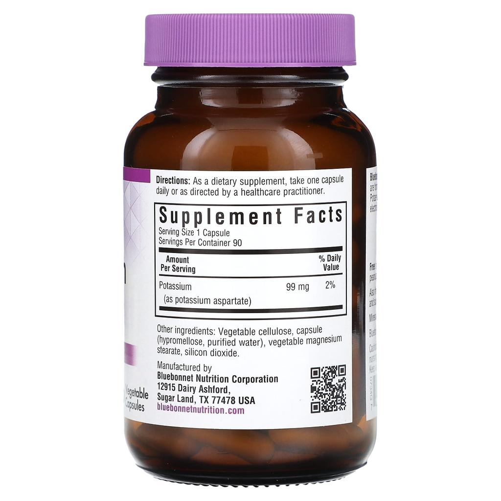 Potassium, 99Mg, 90 Veggie Capsules