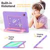Portable Stand Tablet Cases for Samsung Galaxy Tab A9/A11 Plus/A9+/A11+ Case X235 Cover Kids Cartoon Shockproof Silicone Shell