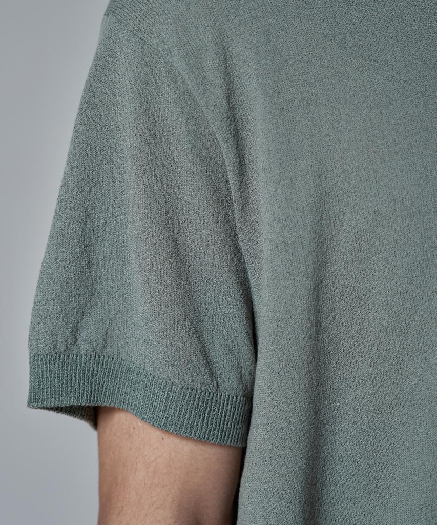 WAAR M1092 Airy Round Knit_Sage Green