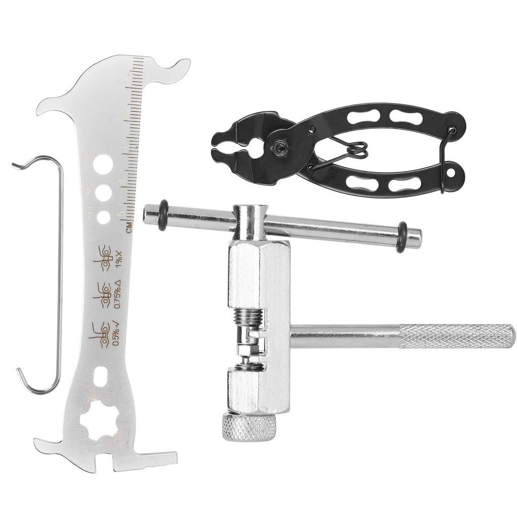 Инструмент для снятия и установки велосипедной цепи, кусачки, шаблон для проверки износа, набор инструментов для ремонта, быстросъемный для горного и шоссейного велосипеда