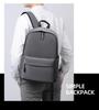 Unisex Korean Large Capacity 14" Backpack with Optional Logo - Ideal for Junior High Students, Simple and Stylish Design