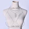 Ladies Charm Body Chain Shiny Sexy Style Hollow Bikini Ladies Breast Chain Body Chain Decoration Jewelry