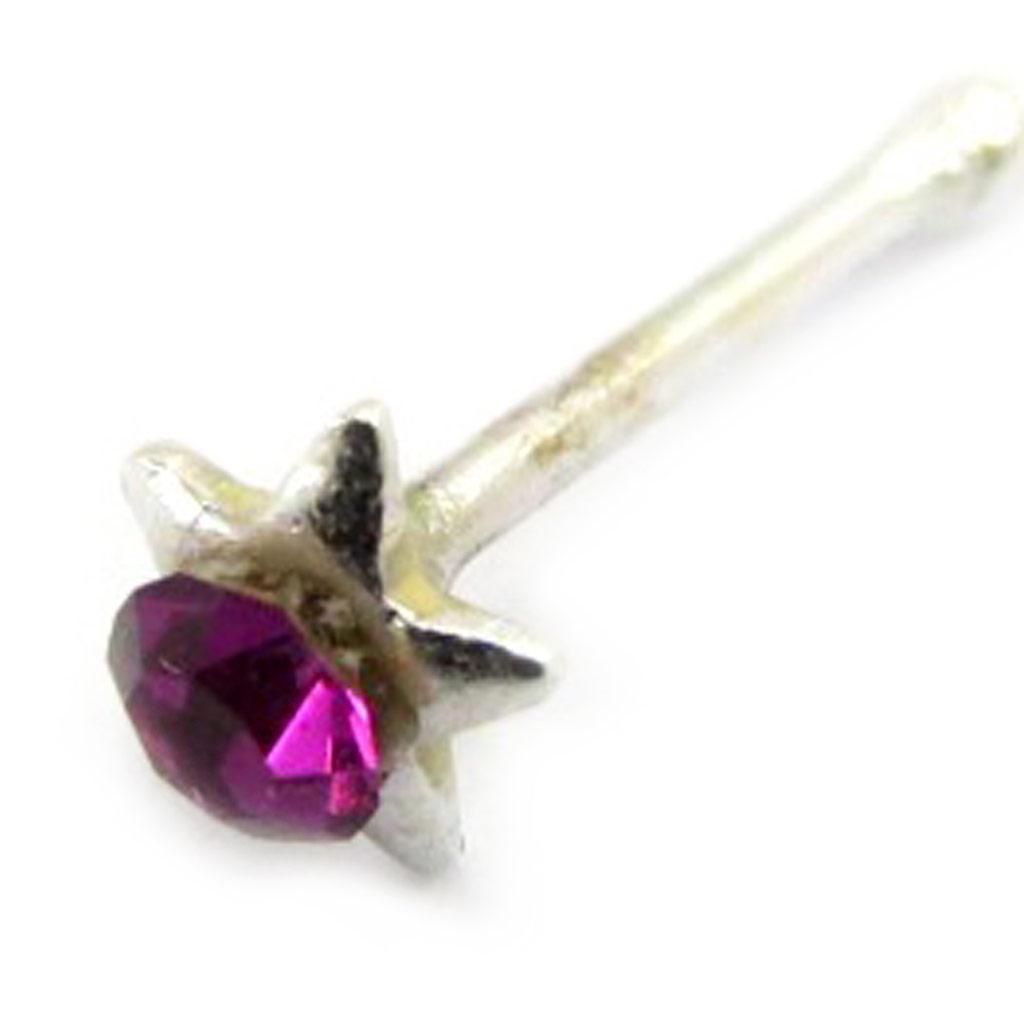 Les Trésors De Lily [L5413] — фиолетовая серебряная заклепка «Звезда»