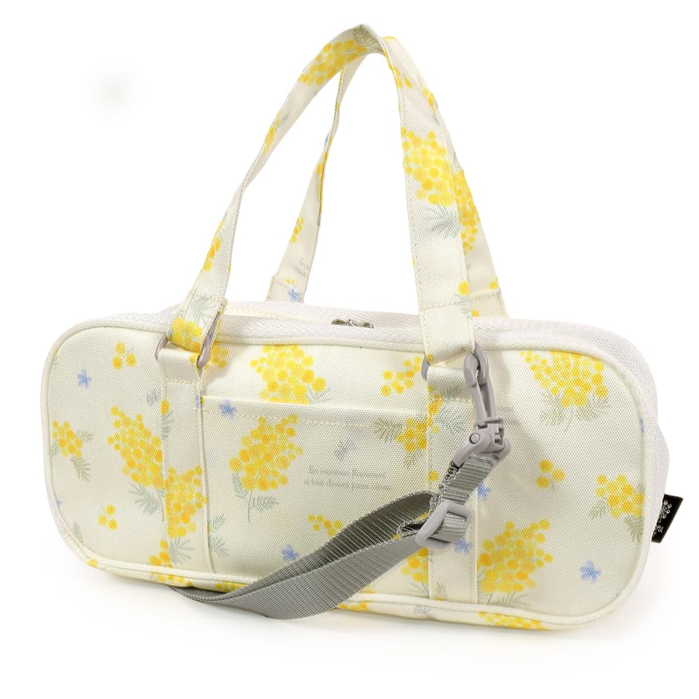 COLORFUL CANDY STYLE Art Supplies and Paint Set Watercolor Mimosa Fleur Cute Mesh Shoulder Strap Included Watercolor Paint for Girls a 12ml White