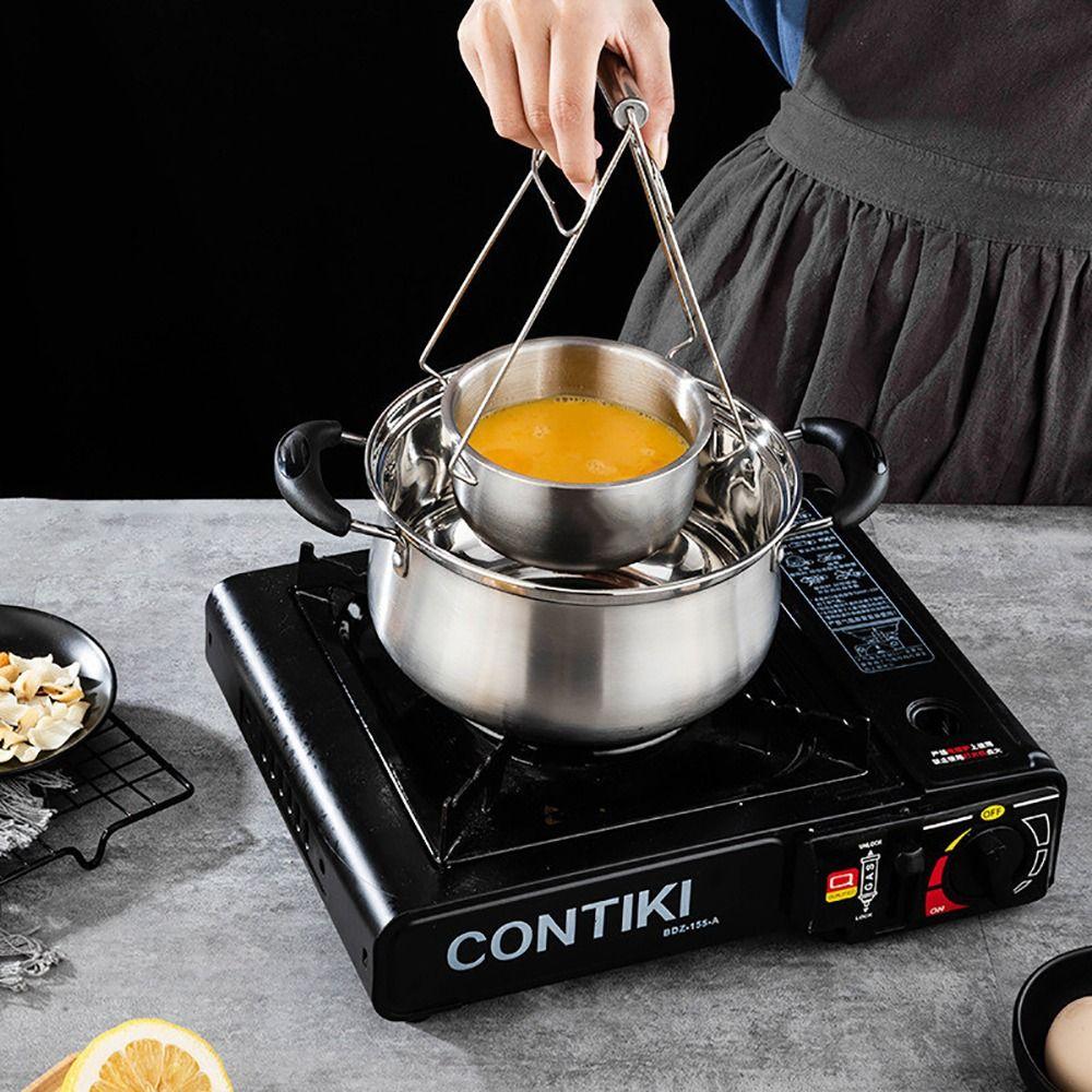 1Pcs Stainless Steel Steamed Egg Bowl Soup Bowl Children Bow Durable Rice Bow