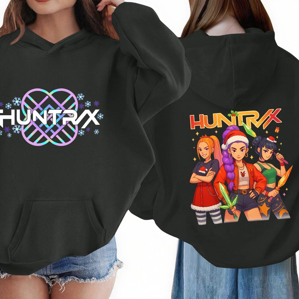 Детский пуловер с длинным рукавом, свободного кроя, с капюшоном и принтом в виде букв