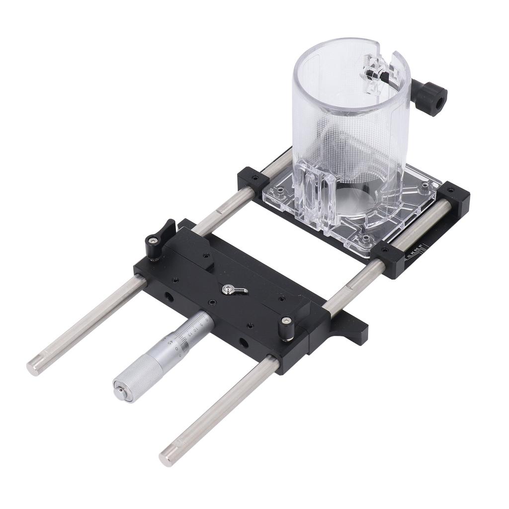 Фрезерный приспособление для каннелюр Алюминиевый сплав Точность 0,01 мм Диапазон от 0 до 18 мм Фрезерный приспособление 65 мм для деревообработки