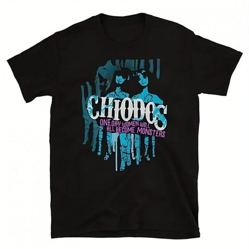 Новая футболка Chiodos One Day We Become Monsters Подарок для фанатов Унисекс S Футболка с коротким рукавом и круглым вырезом