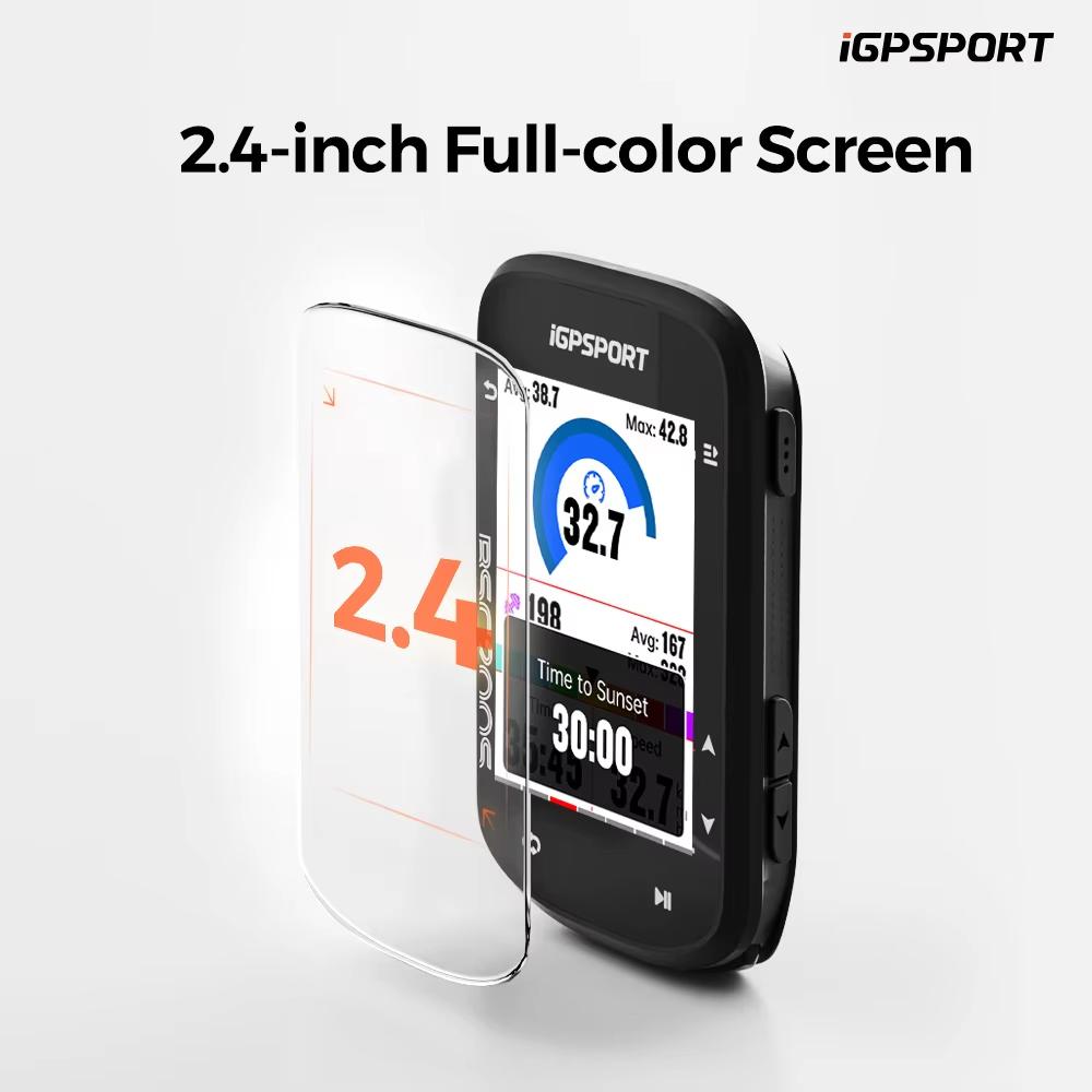 iGPSPORT BSC200S GPS Bike Computer 2.4" Colorful Screen Wireless Bicycle Speedometer Cycling Odometer Bluetooth ANT+