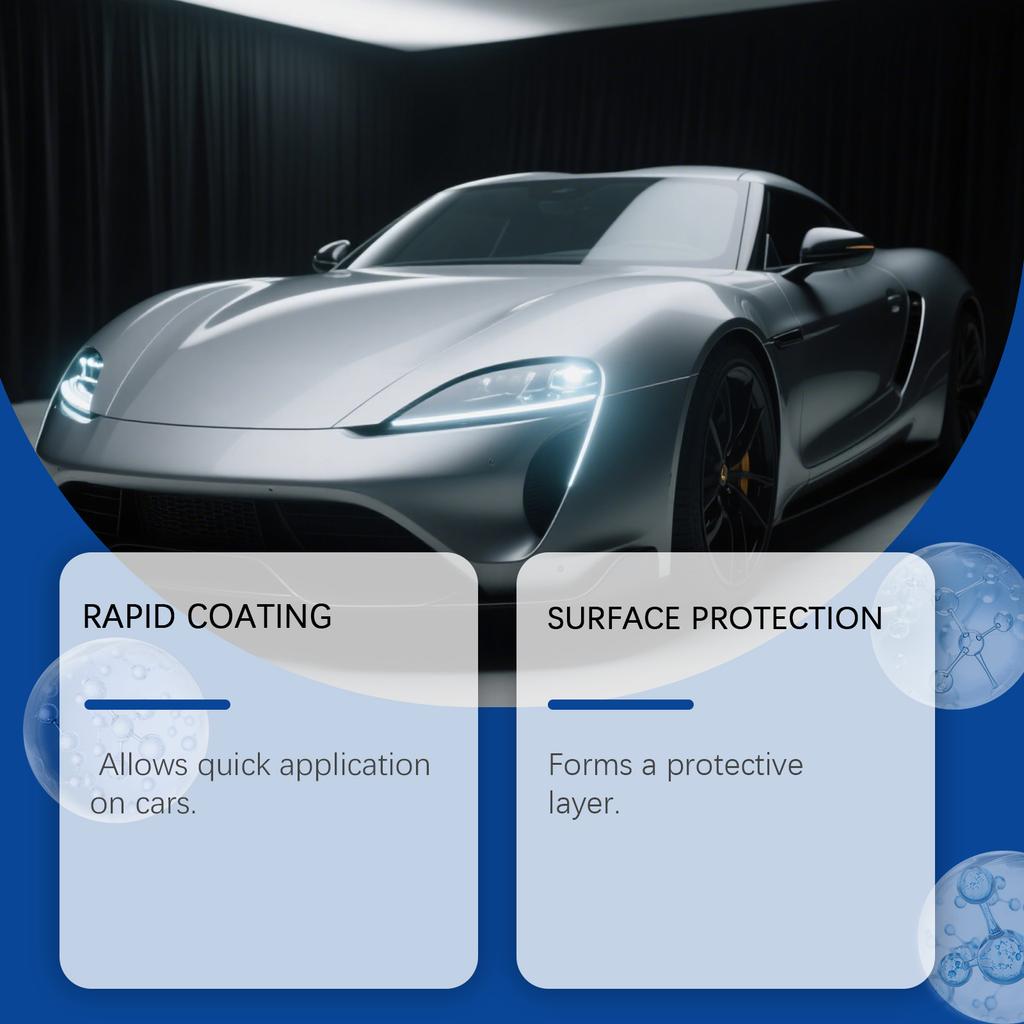 Автомобильный воск для полировки в виде спрея, средство для кристального покрытия, улучшенный спрей для покрытия, многофункциональное средство для ухода (120мл)