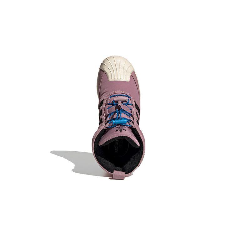 Adidas Originals Superstar 360 2.0 Comfortable Simple Durable Waterproof Boots Kids Boots Purple GV9065