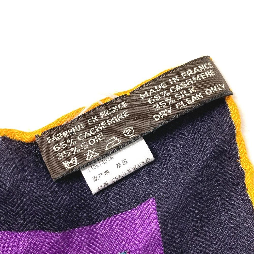 HERMES LE FIL DARIANE (Ariadne's Thread) Calle Jean 140 Large Shawl Stole Scarf