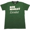 Bob Marley Unisex Adult Exodus Striped T-Shirt