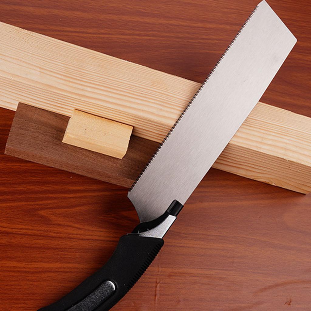 Professional Woodworking Saw Japanese Pull Saw with Fine Teeth Fast and Accurate Cutting Tool for Construction Workers