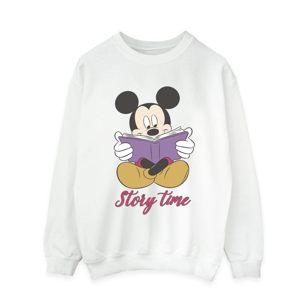 Disney Womens/Ladies Mickey Mouse Story Time Sweatshirt