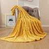 Sofa Throw Blanket Super Soft Warm Solid Color Wear Resistant Non-Fading Friendly To Skin Machine Washable Bedding Blanket
