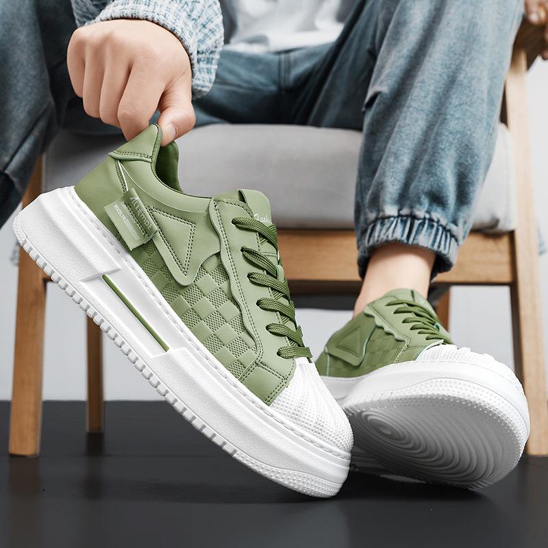 Shell head shoes raw board shoes casual sports leather shoes personalized sports